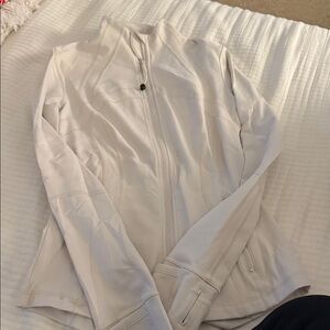Off white cream define jacket
